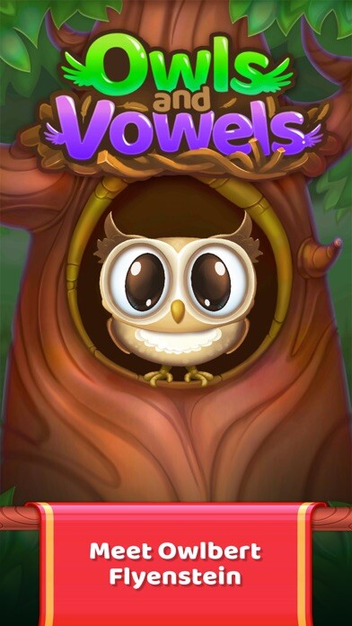 Emulate iPhone app Owls and Vowels: Word Game using MyAndroid