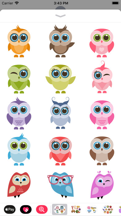 Emulate iPhone app Owl Sticker Collection using MyAndroid Emulate iPhone app Owl Sticker Collection using MyAndroid