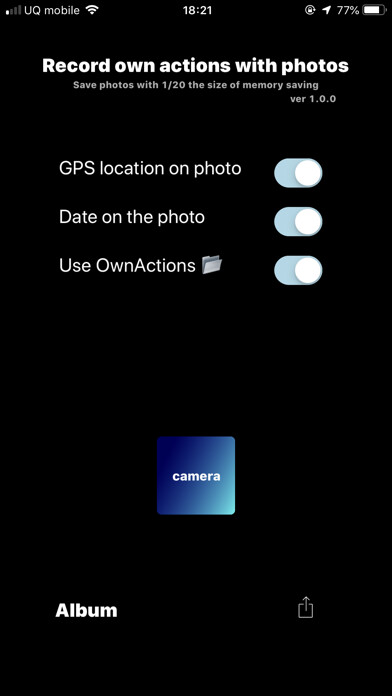 Emulate iPhone app OwnActionRec using MyAndroid
