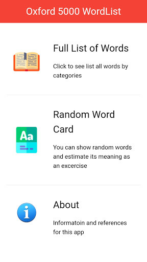 Run android online APK Oxford 5000 List Exercise from MyAndroid or emulate Oxford 5000 List Exercise using MyAndroid