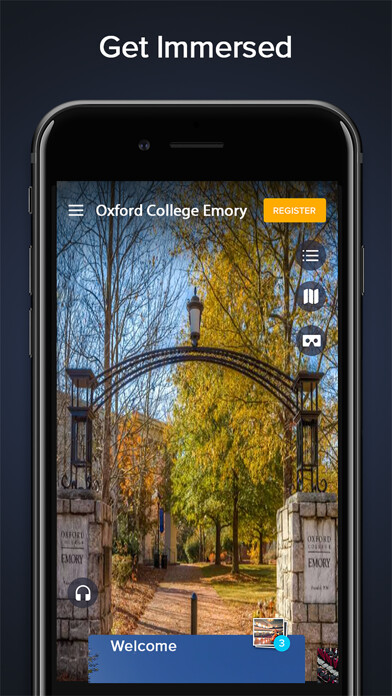 Emulate iPhone app Oxford College of Emory using MyAndroid