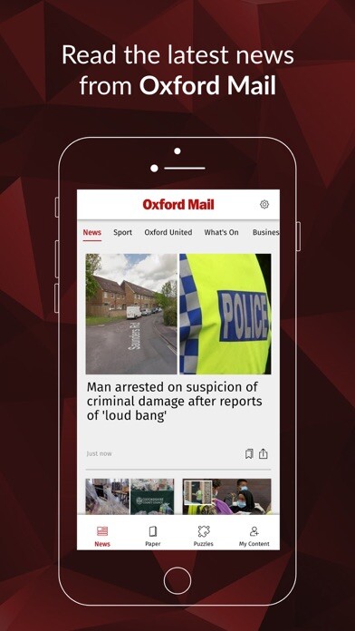 Emulate iPhone app Oxford Mail using MyAndroid Emulate iPhone app Oxford Mail using MyAndroid