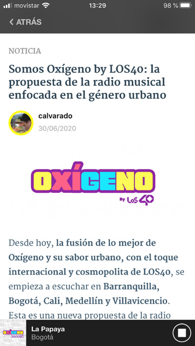 Emulate iPhone app Oxígeno FM Radio using MyAndroid Emulate iPhone app Oxígeno FM Radio using MyAndroid