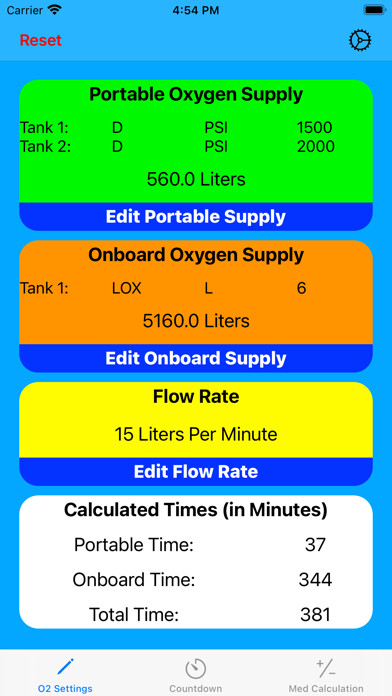 Emulate iPhone app Oxygen Calculation Tool using MyAndroid Emulate iPhone app Oxygen Calculation Tool using MyAndroid