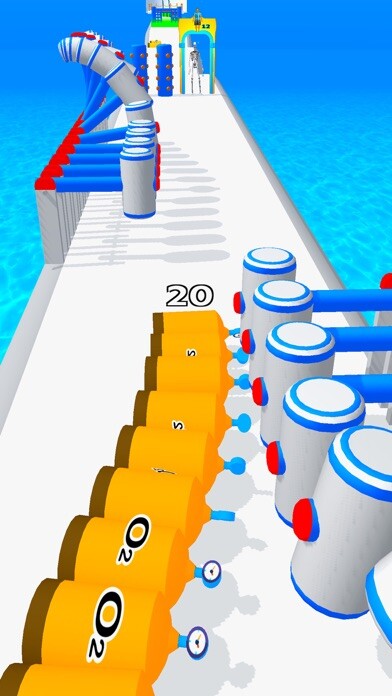 Emulate iPhone app Oxygen Run 3D using MyAndroid