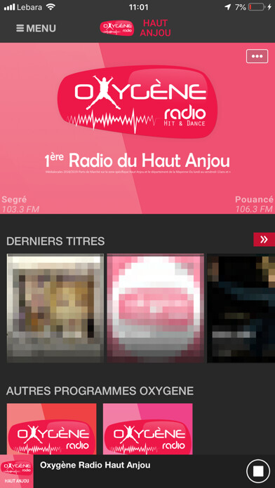 Emulate iPhone app Oxygène Radio using MyAndroid Emulate iPhone app Oxygène Radio using MyAndroid