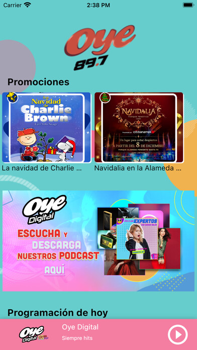 Emulate iPhone app Oye 89.7 using MyAndroid Emulate iPhone app Oye 89.7 using MyAndroid