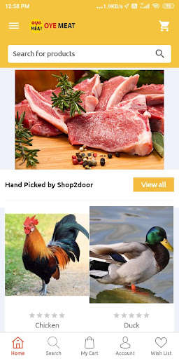 Run android online APK Oye Meat - Get your meat at your doorstep from MyAndroid or emulate Oye Meat - Get your meat at your doorstep using MyAndroid