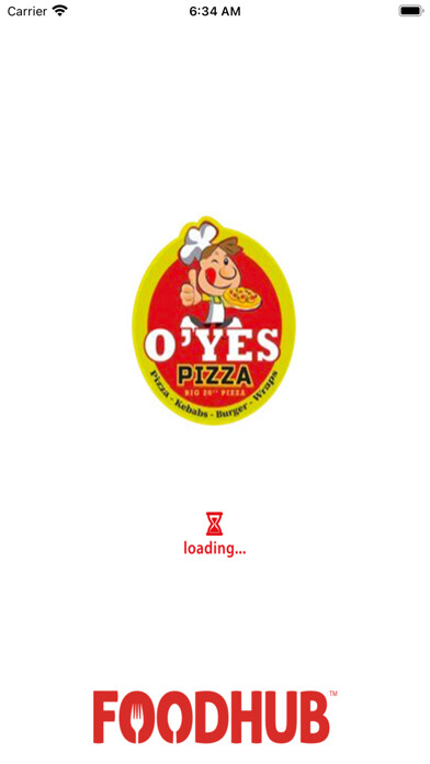Emulate iPhone app O Yes Pizza. using MyAndroid