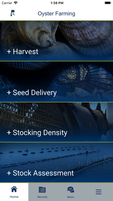 Emulate iPhone app Oyster Farming Toolkit using MyAndroid