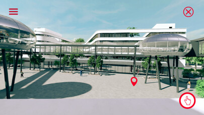 Emulate iPhone app P7S1 NewCampus AR using MyAndroid