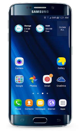 Run android online APK P9 launcher Huawei Theme from MyAndroid or emulate P9 launcher Huawei Theme using MyAndroid