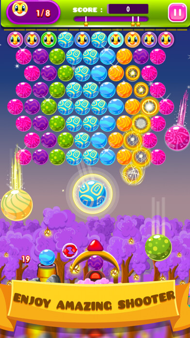 Emulate iPhone app Pac Bubble Pop Adventures: Classic Shooter Mania using MyAndroid