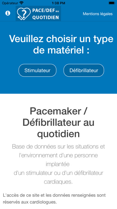 Emulate iPhone app Pace/Def Au Quotidien using MyAndroid