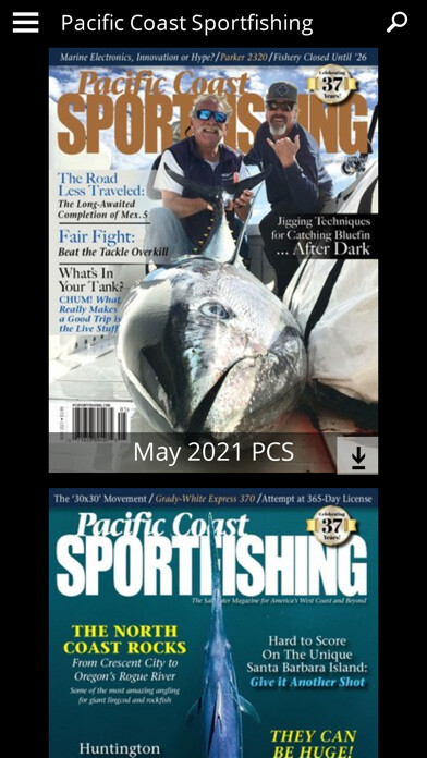 Emulate iPhone app Pacific Coast Sportfishing Mag using MyAndroid Emulate iPhone app Pacific Coast Sportfishing Mag using MyAndroid