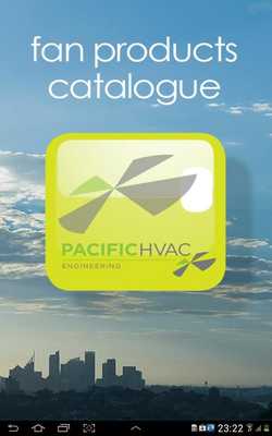 Emulate Android APK Pacific HVAC Fans Catalogue