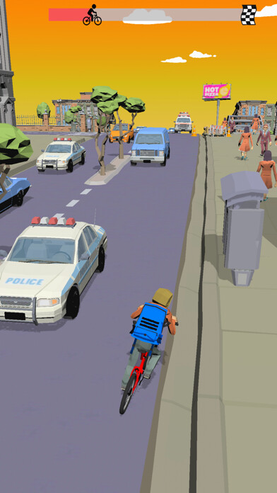 Emulate iPhone app Package Rush 3D using MyAndroid