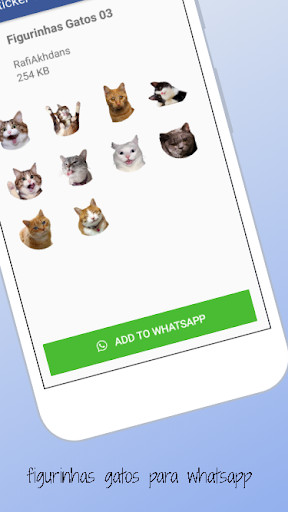 Run android online APK Pack de Figurinhas Gatos from MyAndroid or emulate Pack de Figurinhas Gatos using MyAndroid