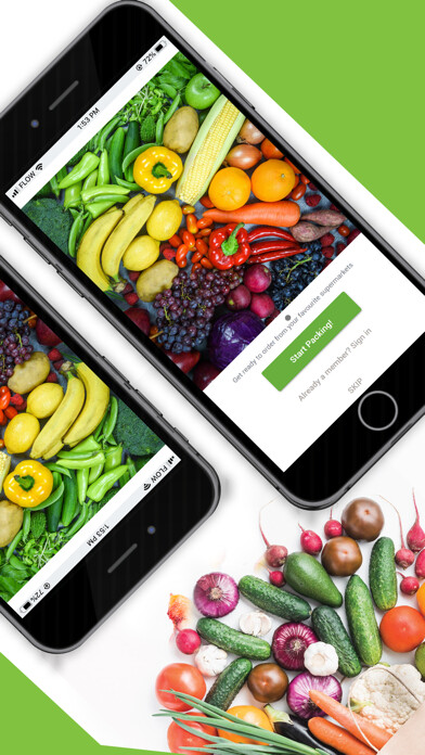 Emulate iPhone app Packed Grocery Delivery using MyAndroid Emulate iPhone app Packed Grocery Delivery using MyAndroid