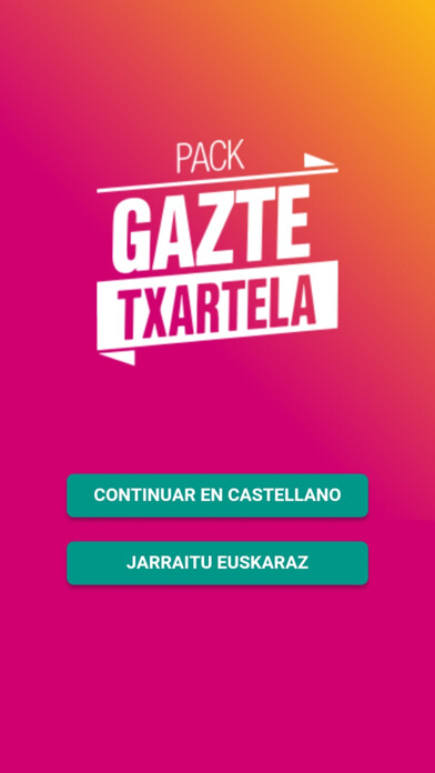 Emulate iPhone app Pack Gazte-txartela using MyAndroid