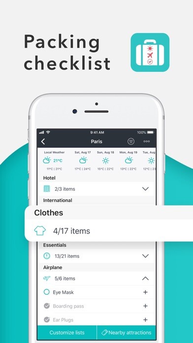 Emulate iPhone app Packr Travel Packing List using MyAndroid Emulate iPhone app Packr Travel Packing List using MyAndroid