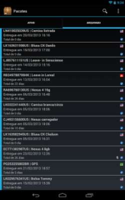 Emulate Android APK Pacotes: Rastrear Encomendas Emulate Android APK Pacotes: Rastrear Encomendas