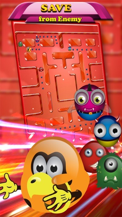 Emulate iPhone app Pac Pop Maze using MyAndroid