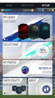 Web online PACYBITS FUT 19