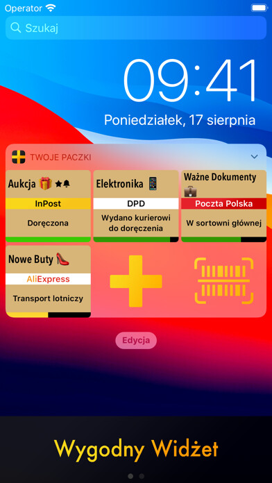 Emulate iPhone app Paczka using MyAndroid
