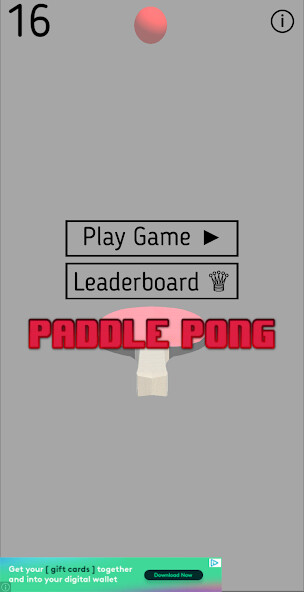 Emulate Android APK Paddle Pong