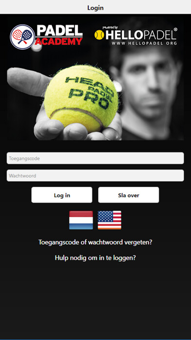 Emulate iPhone app Padel Academy using MyAndroid Emulate iPhone app Padel Academy using MyAndroid