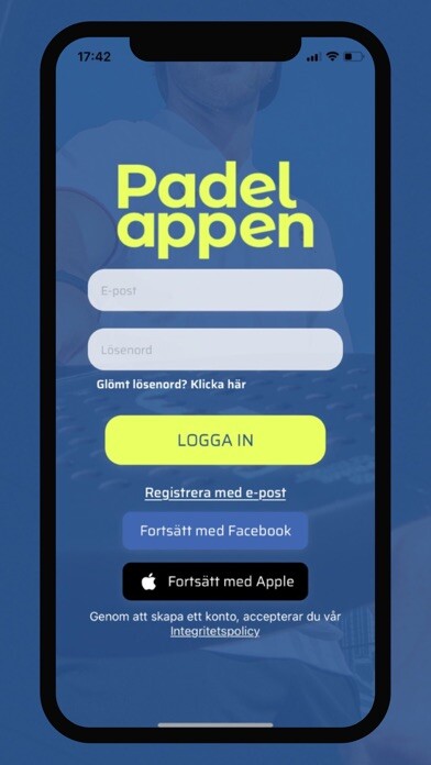 Emulate iPhone app Padelappen using MyAndroid Emulate iPhone app Padelappen using MyAndroid