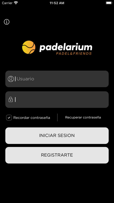 Emulate iPhone app Padelarium Gava using MyAndroid Emulate iPhone app Padelarium Gava using MyAndroid