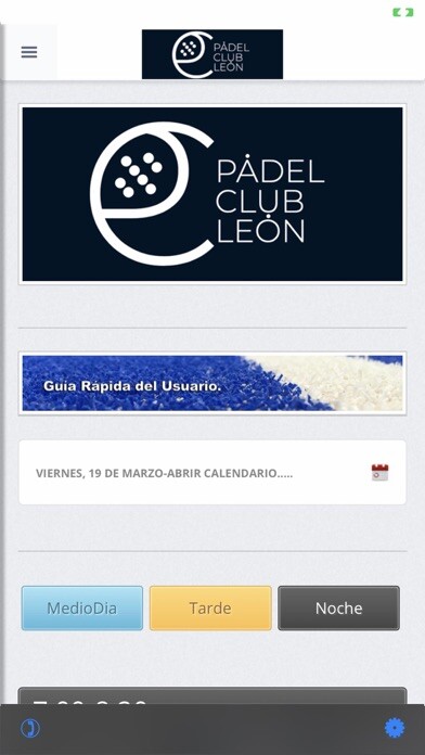 Emulate iPhone app Padel Club Leon using MyAndroid Emulate iPhone app Padel Club Leon using MyAndroid