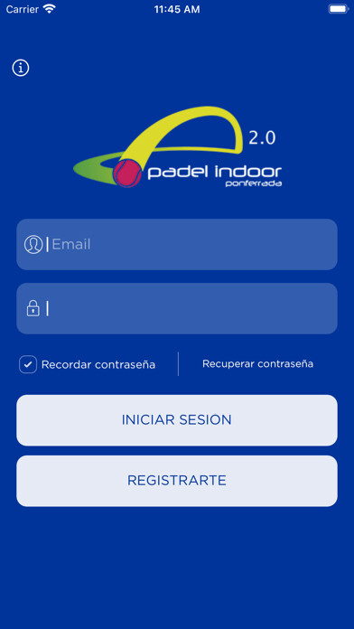 Emulate iPhone app Padel Indoor Ponferrada 2.0 using MyAndroid Emulate iPhone app Padel Indoor Ponferrada 2.0 using MyAndroid
