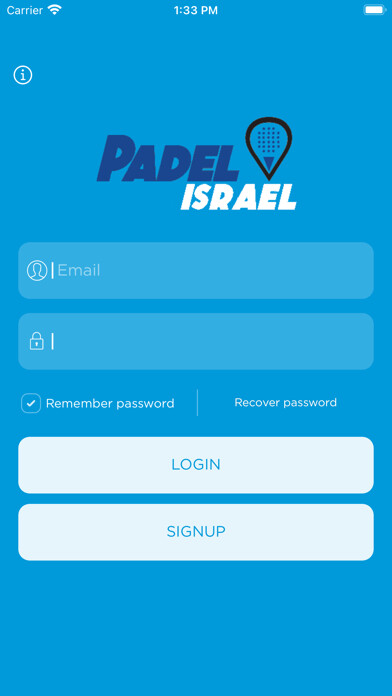 Emulate iPhone app Padel Israel using MyAndroid Emulate iPhone app Padel Israel using MyAndroid