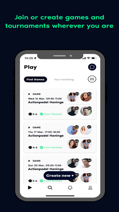 Emulate iPhone app Padel Mates using MyAndroid Emulate iPhone app Padel Mates using MyAndroid