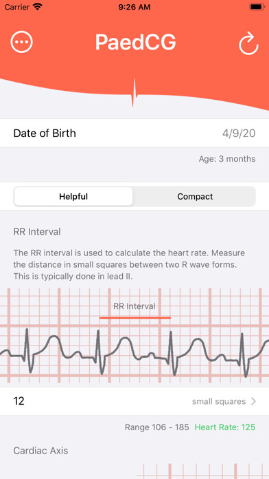 Emulate iPhone app PaedCG - Paediatric ECG using MyAndroid Emulate iPhone app PaedCG - Paediatric ECG using MyAndroid