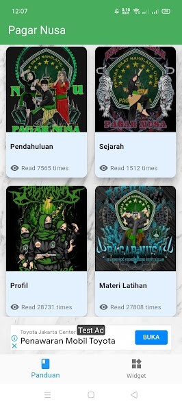 Run android online APK Pagar Nusa : Panduan dan Jam from MyAndroid or emulate Pagar Nusa : Panduan dan Jam using MyAndroid Run android online APK Pagar Nusa : Panduan dan Jam from MyAndroid or emulate Pagar Nusa : Panduan dan Jam using MyAndroid