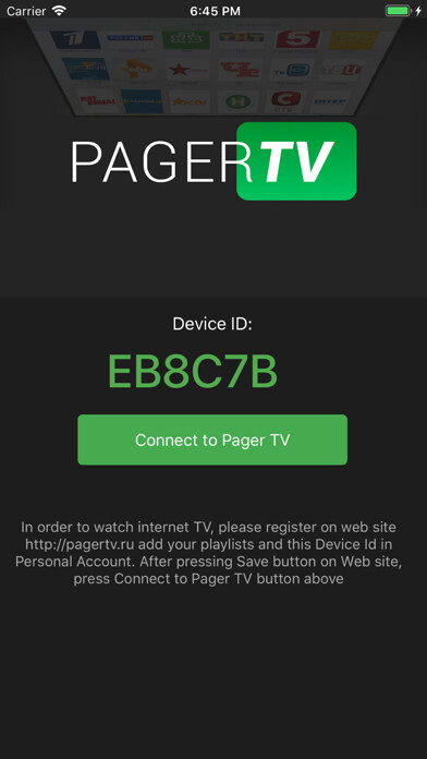 Emulate iPhone app Pager TV using MyAndroid Emulate iPhone app Pager TV using MyAndroid
