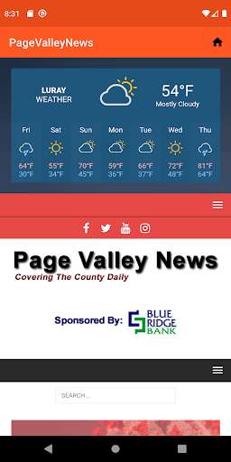 Run android online APK Page Valley News from MyAndroid or emulate Page Valley News using MyAndroid