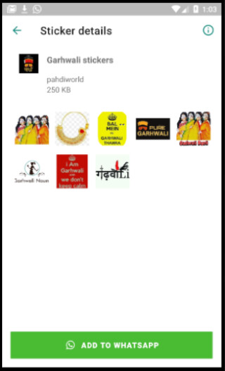 Run android online APK Pahadi Sticker for WhatsApp from MyAndroid or emulate Pahadi Sticker for WhatsApp using MyAndroid