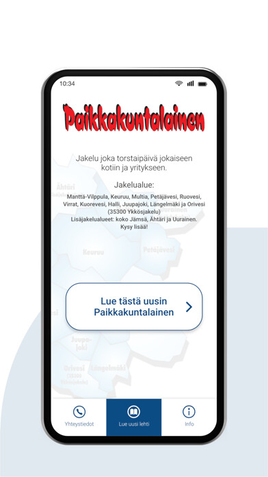 Emulate iPhone app Paikkakuntalainen using MyAndroid Emulate iPhone app Paikkakuntalainen using MyAndroid