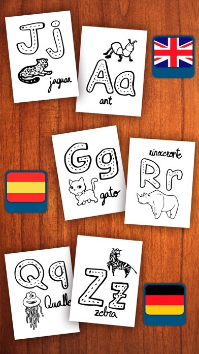 Emulate iPhone app Paint alphabet - ABC using MyAndroid Emulate iPhone app Paint alphabet - ABC using MyAndroid