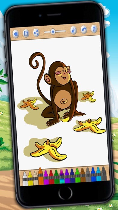 Emulate iPhone app Paint and color animals – magical coloring book using MyAndroid Emulate iPhone app Paint and color animals – magical coloring book using MyAndroid