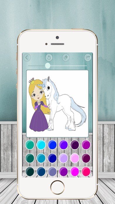 Emulate iPhone app Paint and coloring princesses using MyAndroid Emulate iPhone app Paint and coloring princesses using MyAndroid