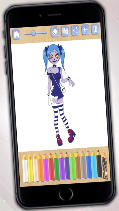 Emulate iPhone app Paint and color zombies - Zombs coloring book for boys and girls using MyAndroid Emulate iPhone app Paint and color zombies - Zombs coloring book for boys and girls using MyAndroid