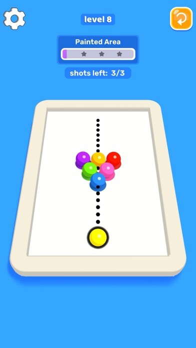 Emulate iPhone app Paint Box 3D using MyAndroid