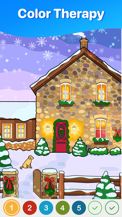 Emulate iPhone app Paint by Number Art: Hey Color using MyAndroid