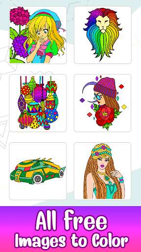 Emulate Android APK Paint by Number: Color by Number, Adult Coloring